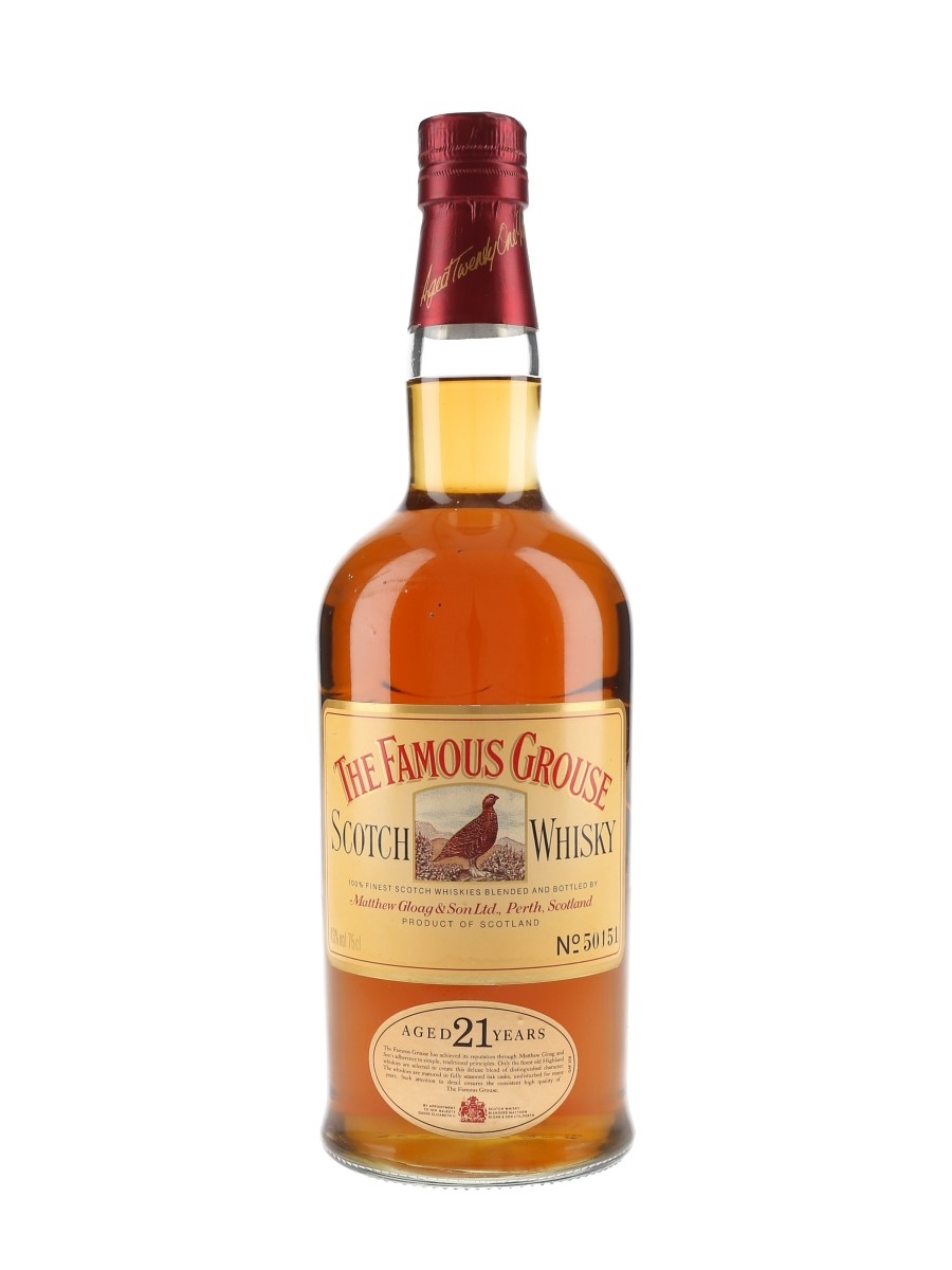 Famous Grouse 21 Year Old Bottled 1980s 75cl / 43%