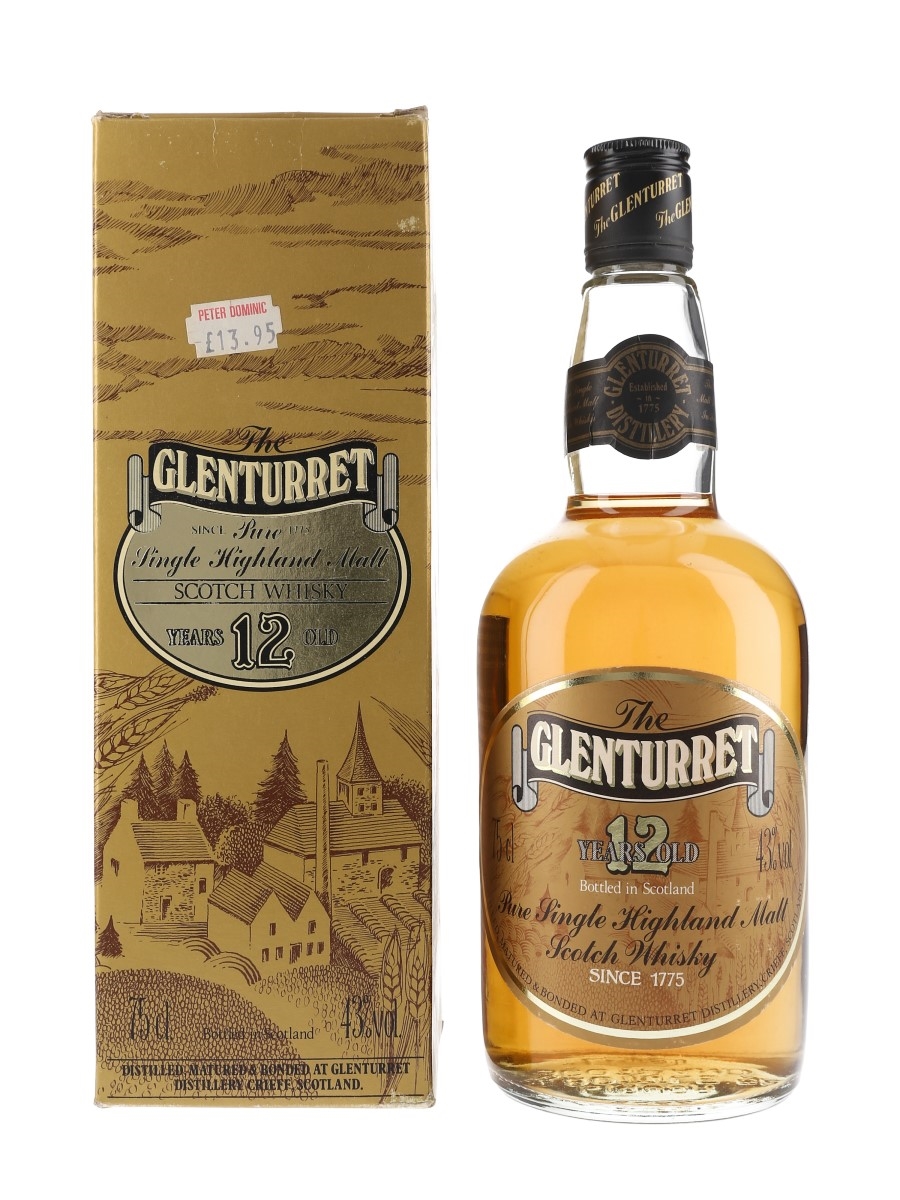 Glenturret 12 Year Old Bottled 1980s 75cl / 43%