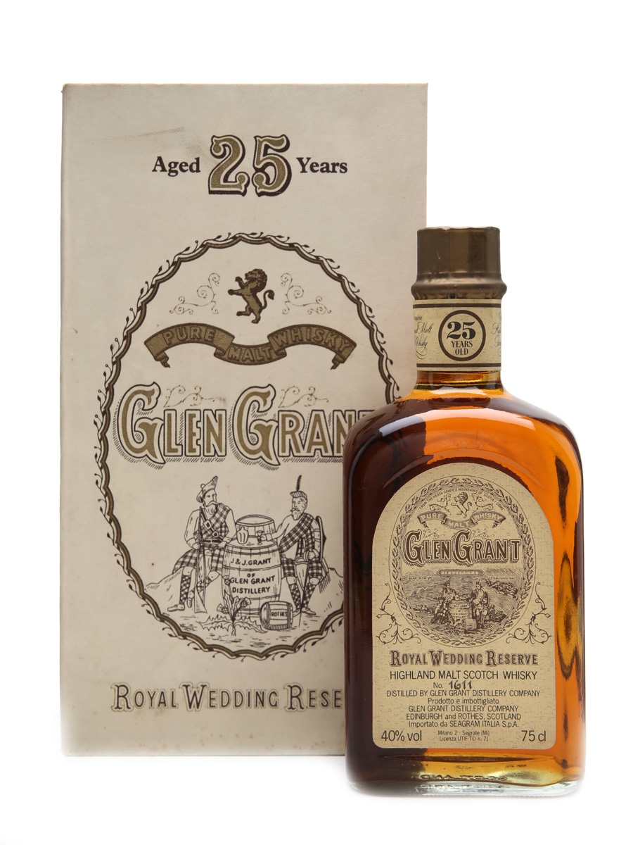Glen Grant 25 Years Old Royal Wedding Reserve Bottled 1981 75cl