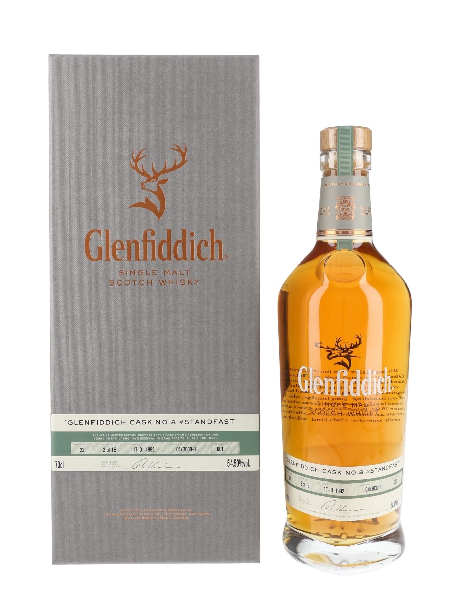 Glenfiddich 1992 22 Year Old Cask No.8 #Standfast - Lot 86197