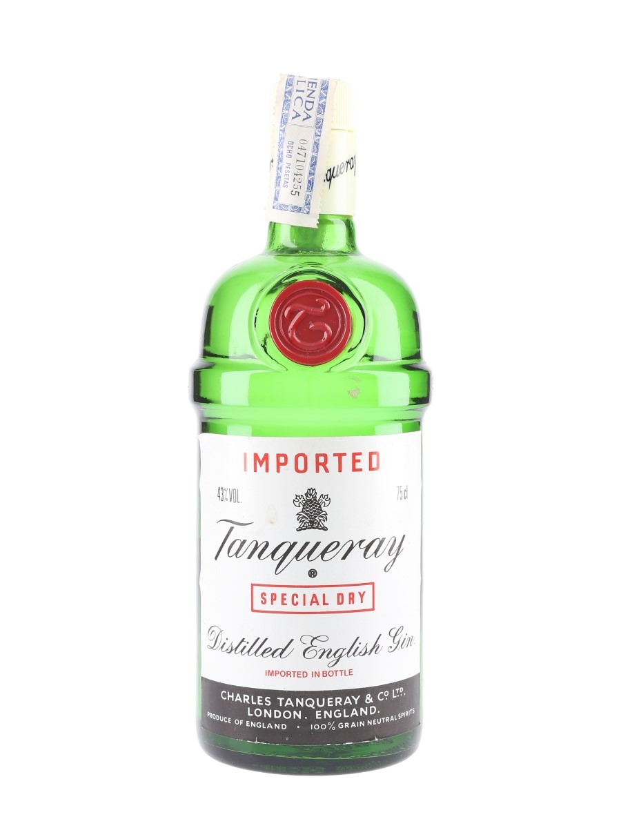 Tanqueray Special Dry Gin Bottled 1970s - Hispania 75cl / 43%