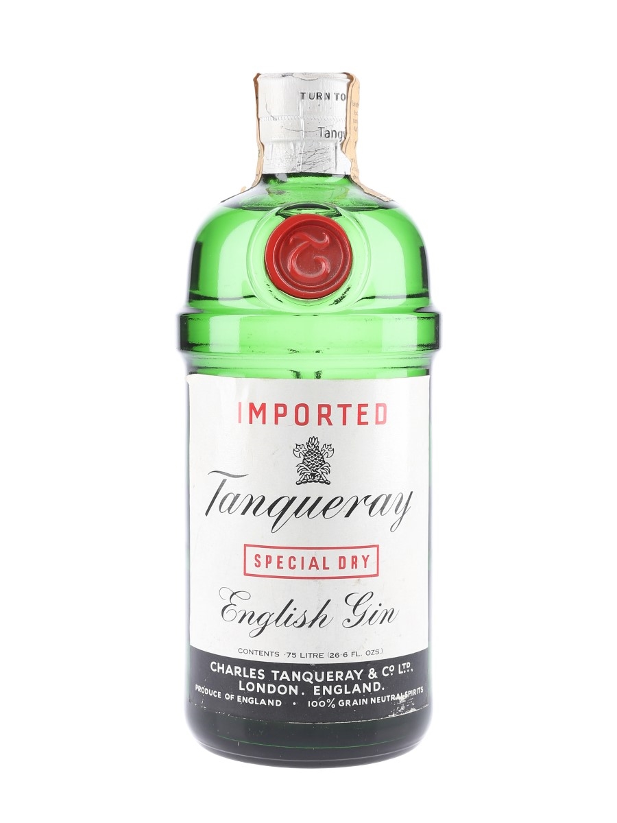 Tanqueray Special Dry Gin Bottled 1960s-1970s - Gancia 75cl / 43%