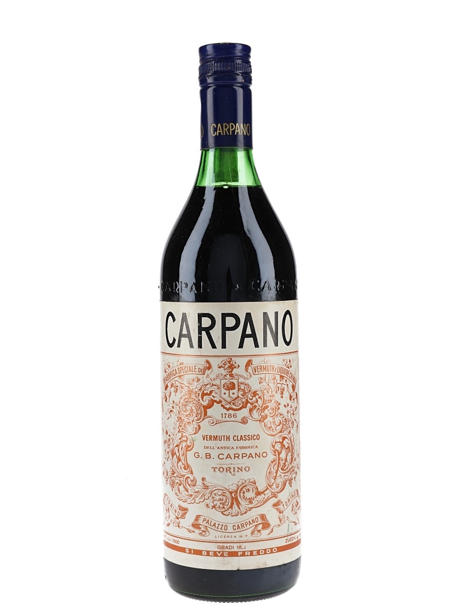 Carpano Vermouth Classico Bottled 1970s 100cl / 16.3%