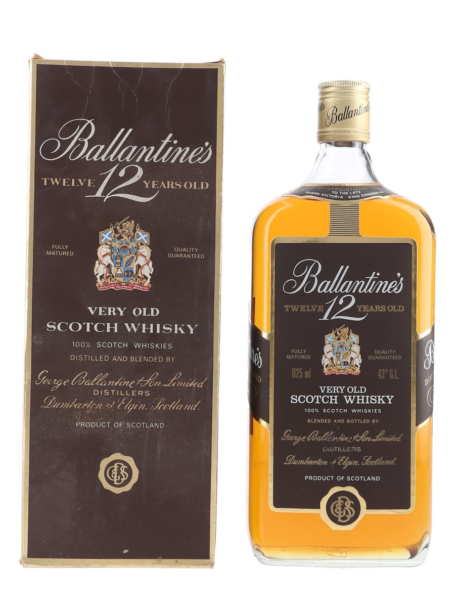 Ballantine's 12 Year Old Bottled 1970s 112.5cl / 43%