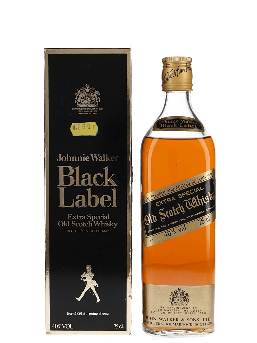 Johnnie Walker Black Label Bottled 1980s 75cl / 40%