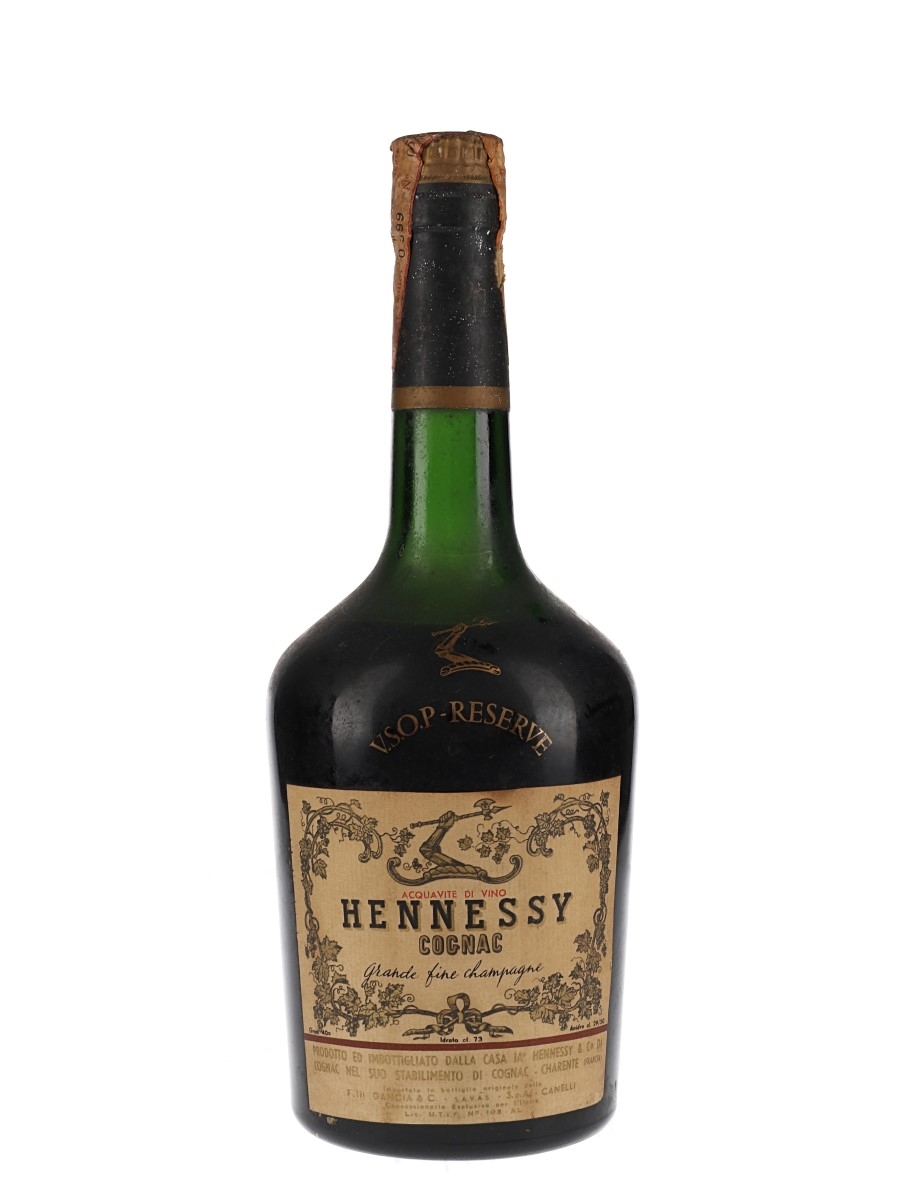 Hennessy VSOP Reserve Bottled 1970s - Gancia 73cl / 40%