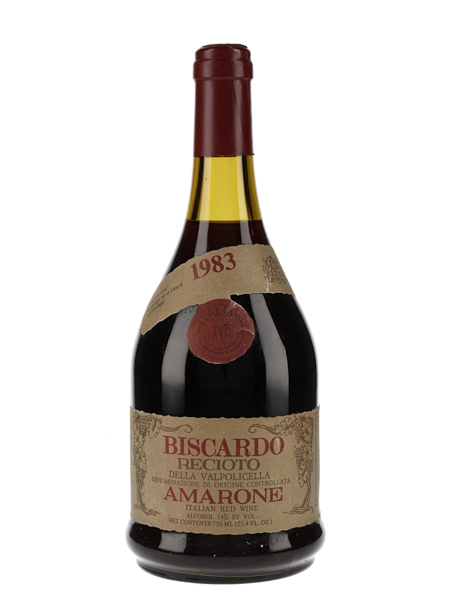 Biscardo Recioto Della Valpolicella Amarone 1983  75cl / 14%