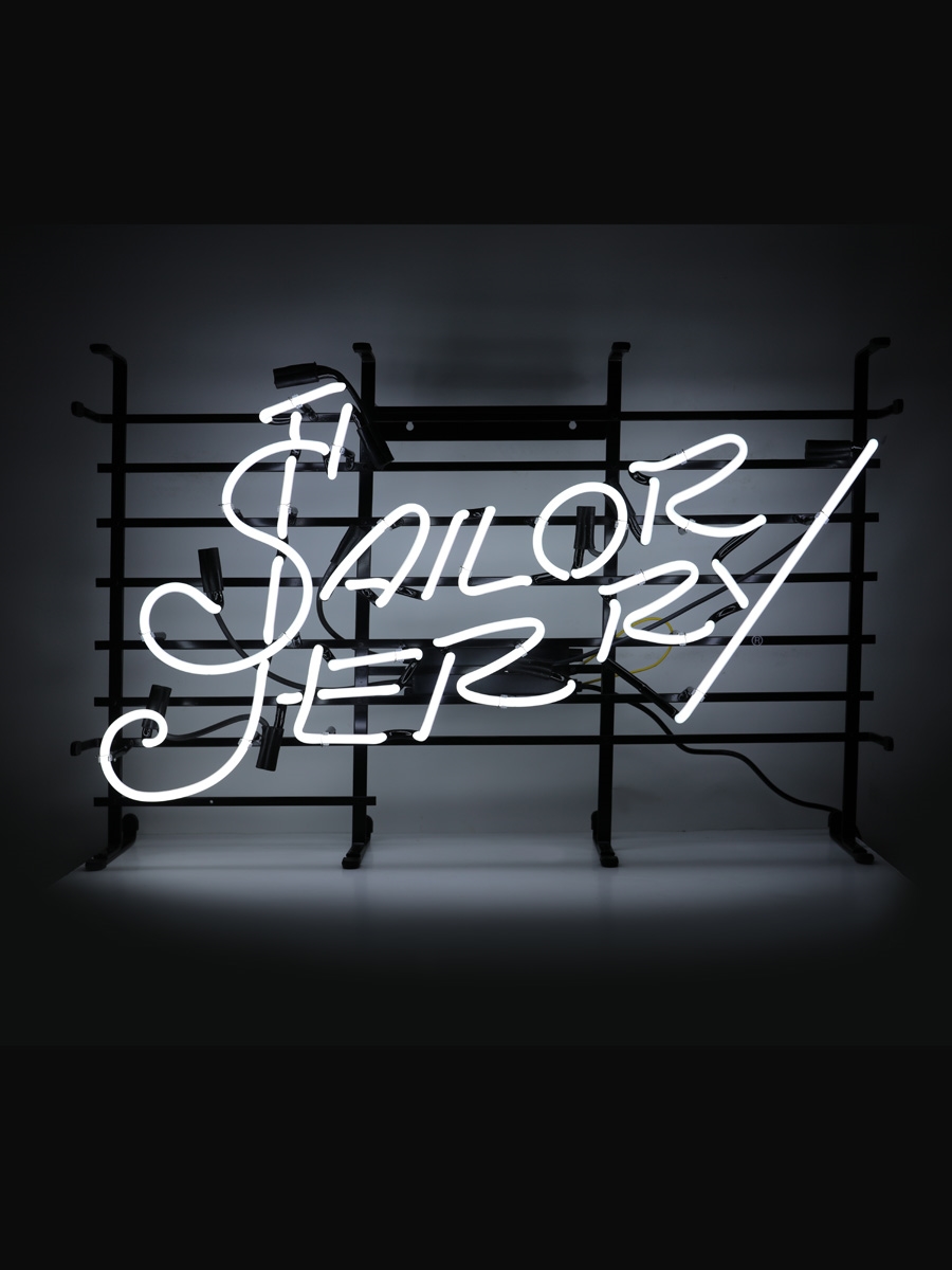 Sailor Jerry Neon Sign  83cm x 53cm x 12cm