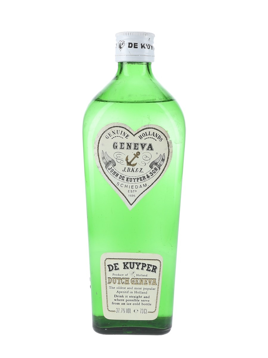 De Kuyper Dutch Geneva Bottled 1980s 73cl / 37.7%