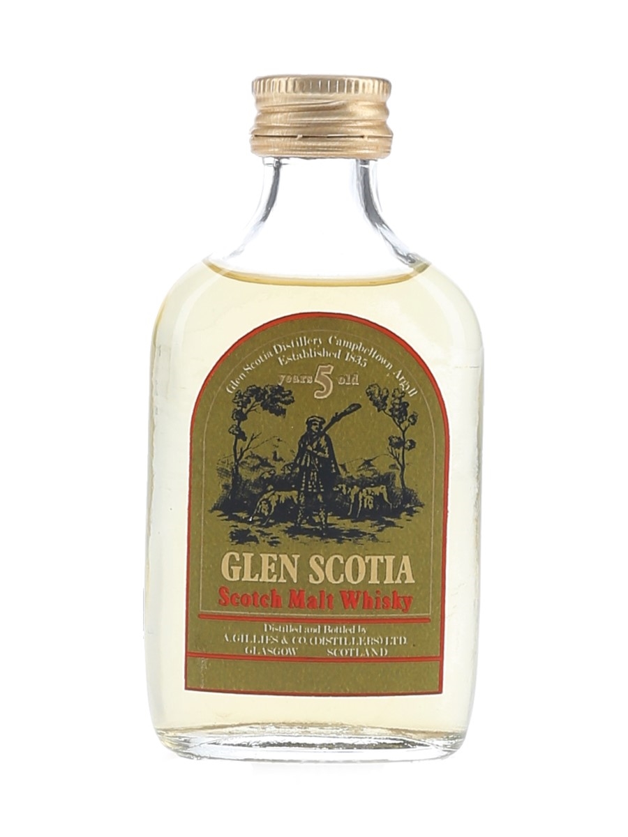 Glen Scotia 5 Year Old Bottled 1960s-1970s 5cl