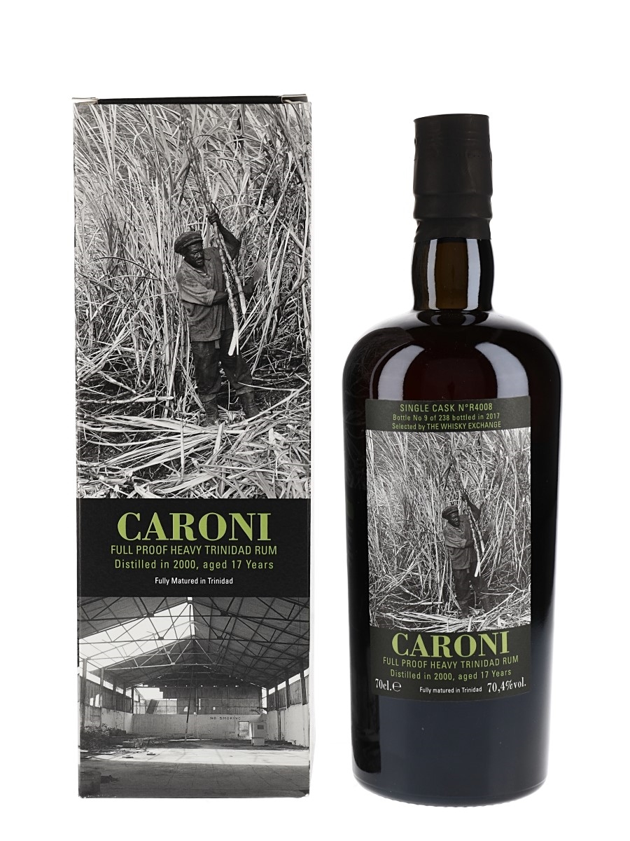 Caroni 2000 17 Year Old Full Proof Heavy Trinidad Rum - Bottle No. 9 Bottled 2017 - The Whisky Exchange 70cl / 70.4%