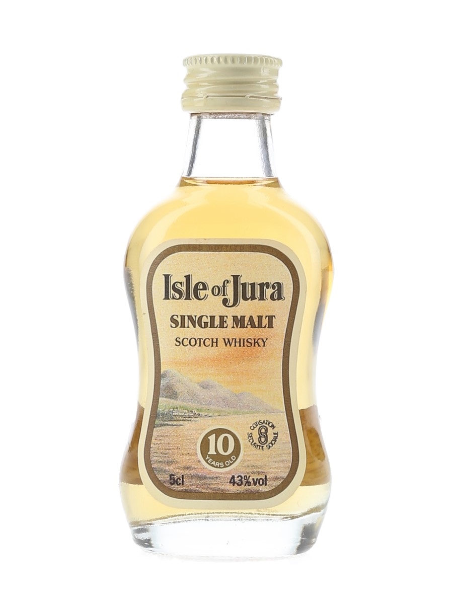 Isle Of Jura 10 Year Old Bottled 1980s 5cl / 43%