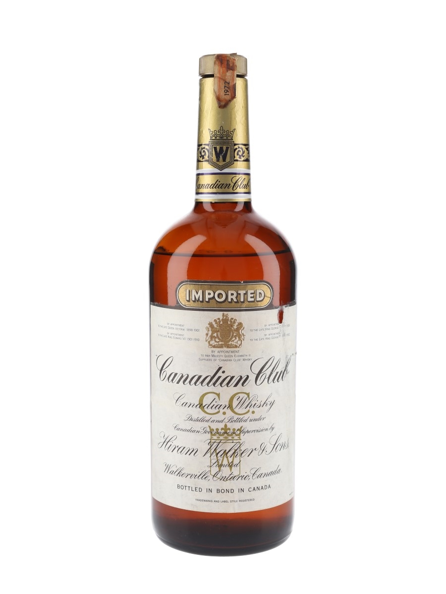 Canadian Club 1972 Bottled 1970s 118cl