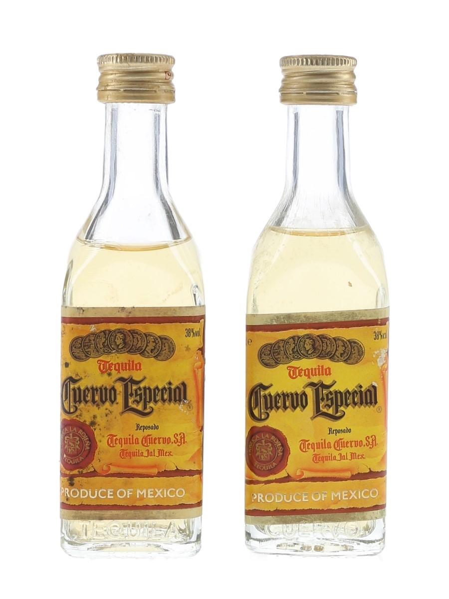 Jose Cuervo Especial Bottled 1980s-1990s 2 x 5cl / 38%