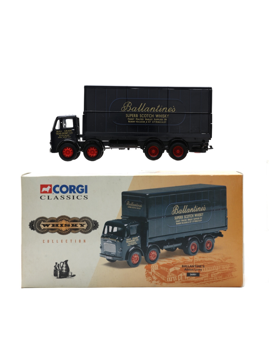 Ballantine's Superb Scotch Whisky Albion Lorry Bulk Grain Transport Co. 18cm  x 8.5cm x 5cm