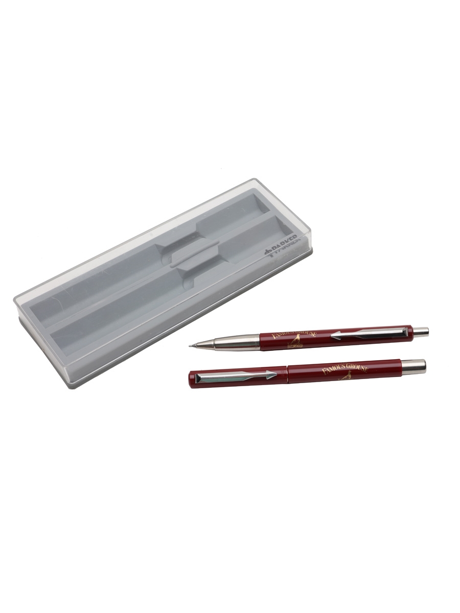 Famous Grouse Ballpoint Pen & Mechanical Pencil Set Parker 