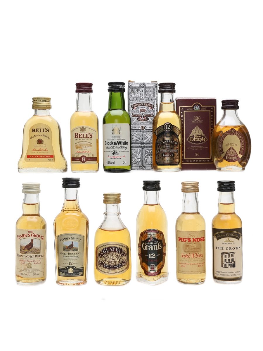 Assorted Blended Scotch Whisky  11 x 5cl / 40%