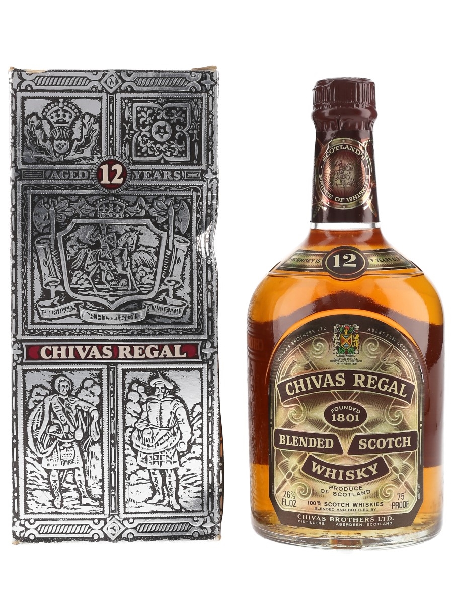 Chivas Regal 12 Year Old Bottled 1970s-1980s 75.7cl / 43%