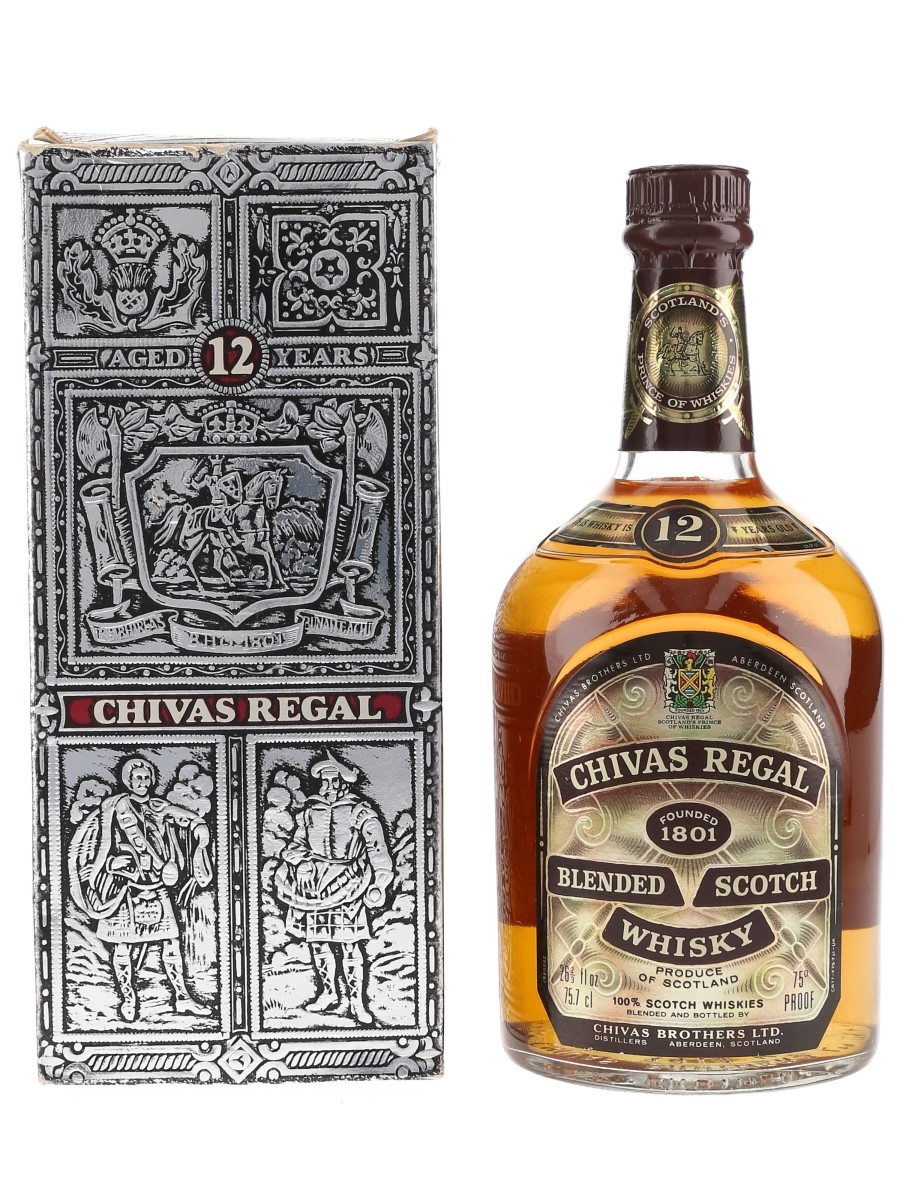 Chivas Regal 12 Year Old Bottled 1970s-1980s 75.7cl / 43%