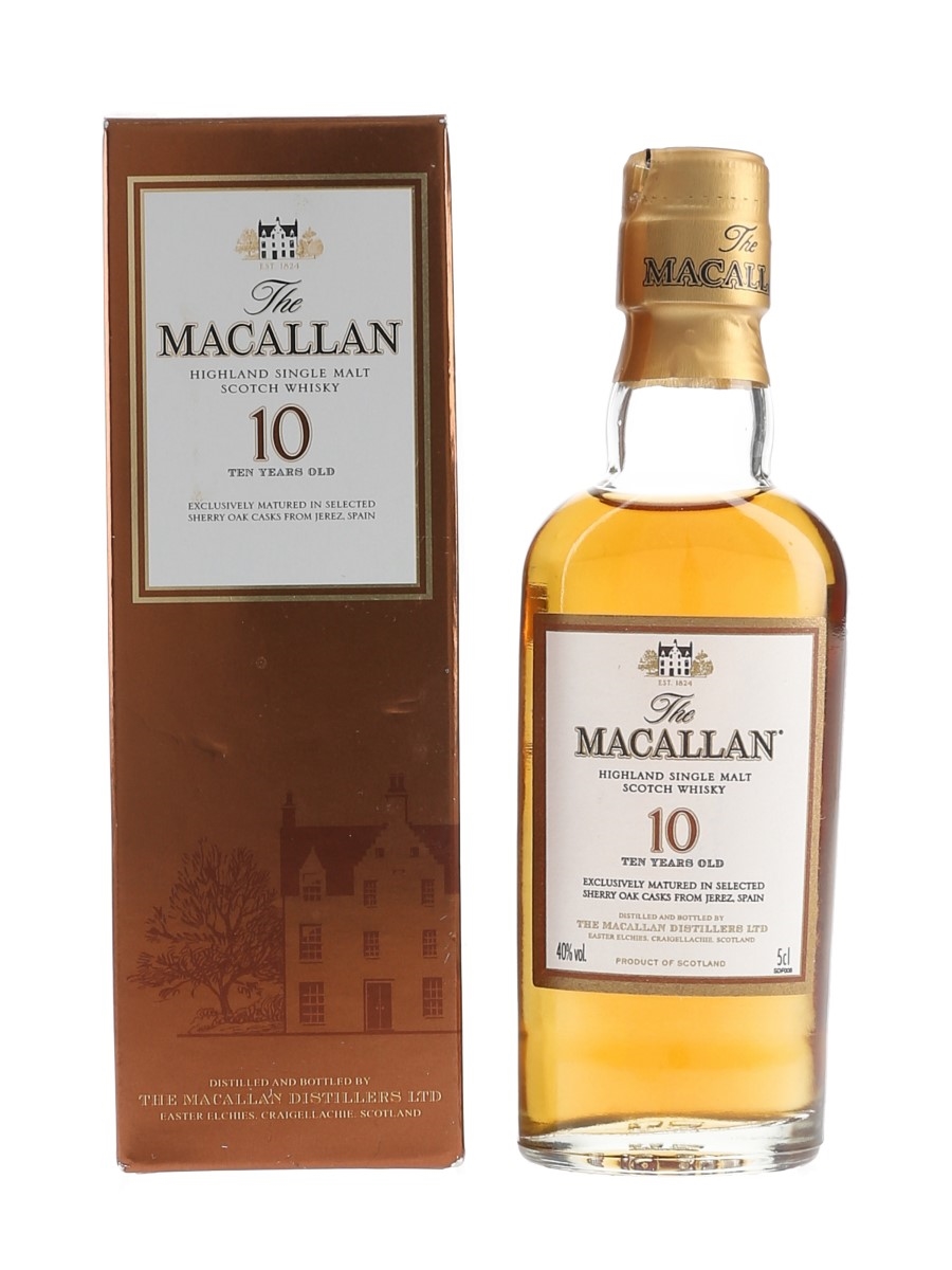 Macallan 10 Year Old Sherry Oak 5cl / 40%