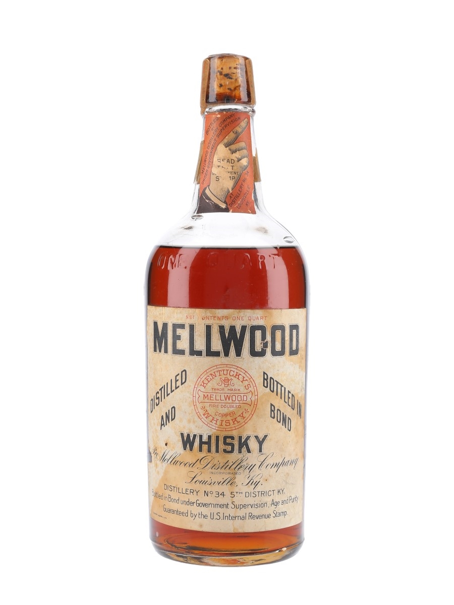 Mellwood Whisky Bottled In Bond Bottled 1910s - Pre-Prohibition 94.6cl / 50%