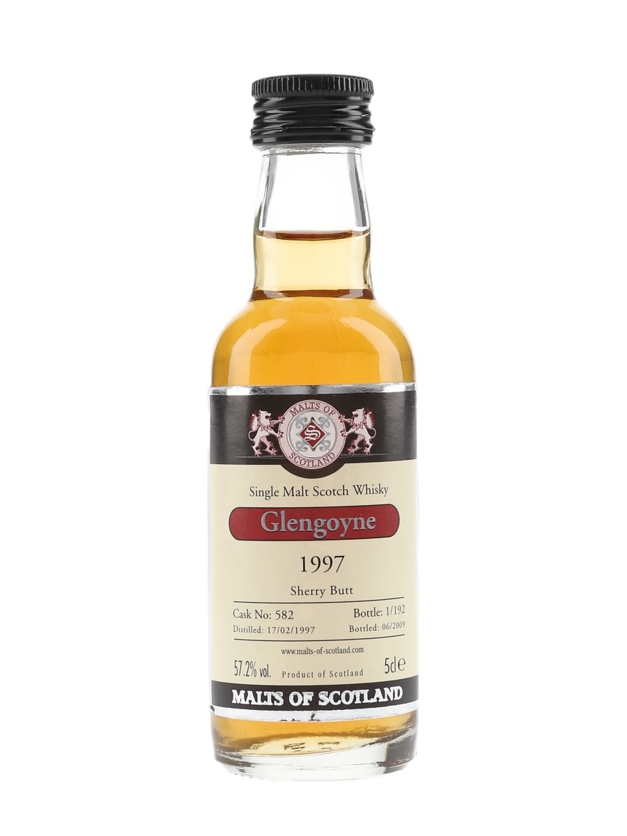 Glengoyne 1997 Cask 582 Bottled 2009 - Malts Of Scotland 5cl / 57.2%