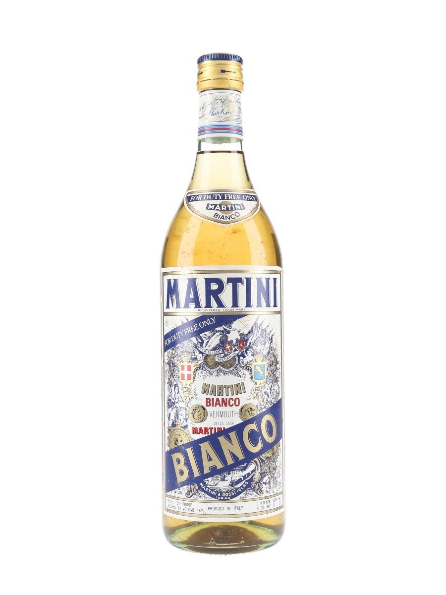 Martini Bianco Vermouth Bottled 1970s-19780s - Duty Free 100cl / 18%