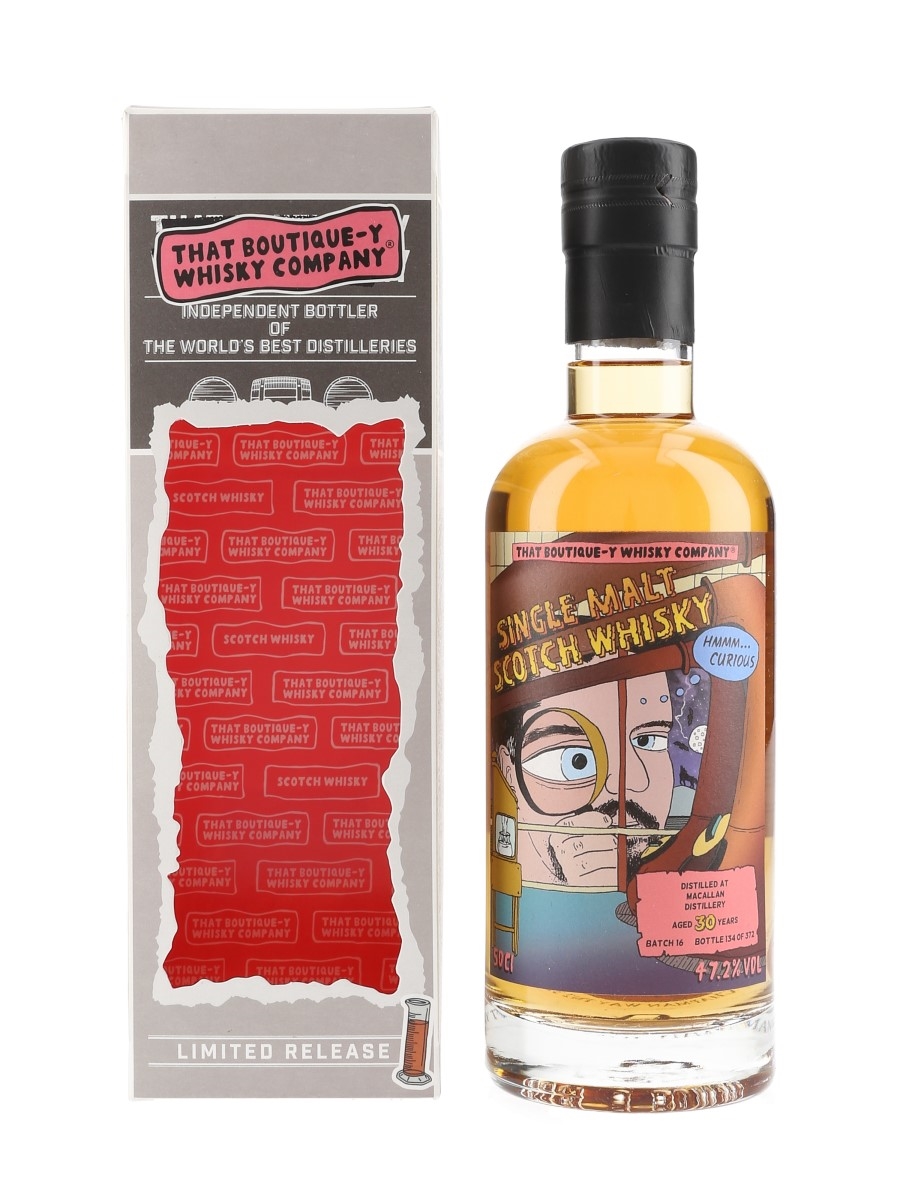 Macallan 30 Year Old Batch 16 With TBWC Stickers That Boutique-y Whisky Company 50cl / 47.2%