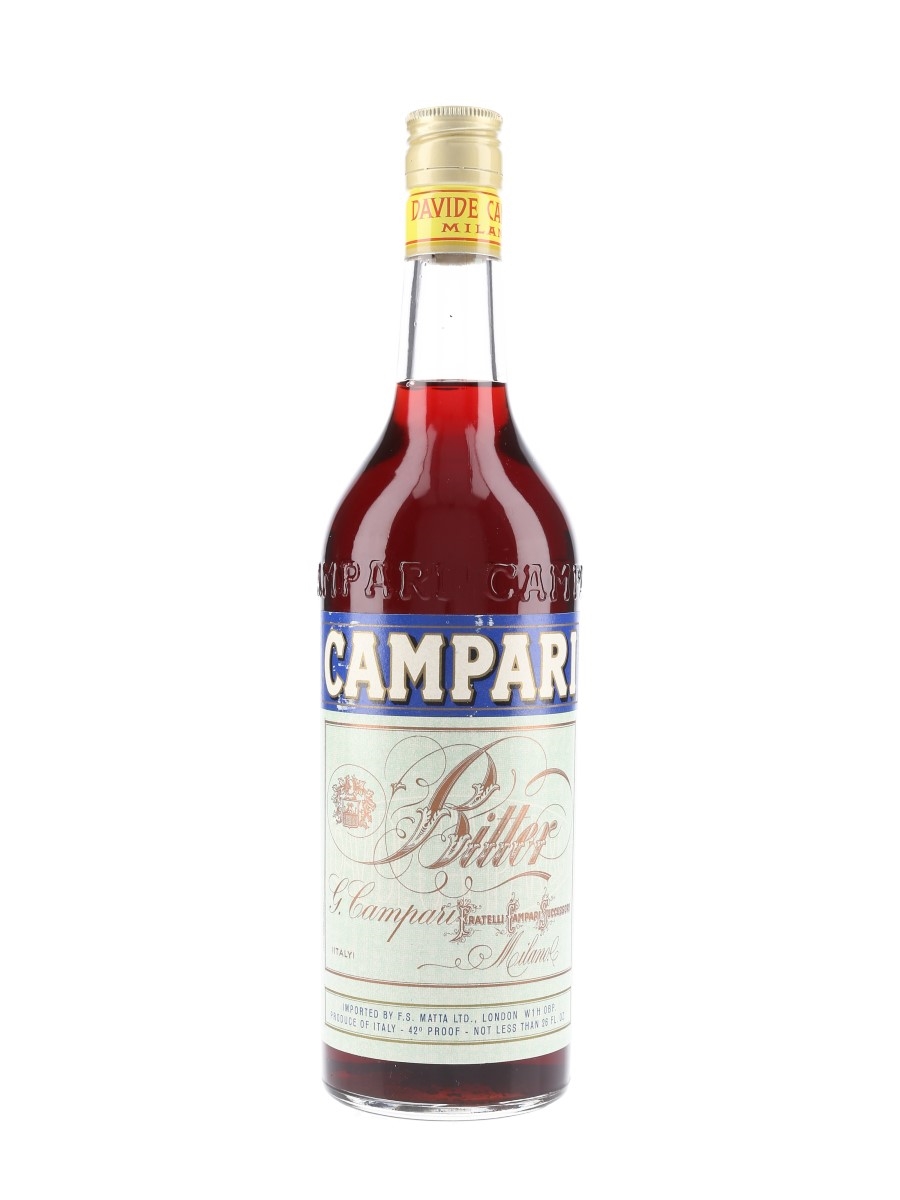 Campari Bitter Bottled 1970s 73.8cl / 24%