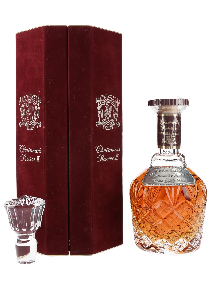 セール 登場から人気沸騰 Chivas Regal 25 Year Old Chairman's Reserve II - Lot 87220 ウイスキー
