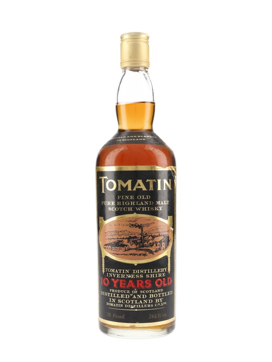 Tomatin 10 Year Old Bottled 1960s-1970s 75.7cl / 40%