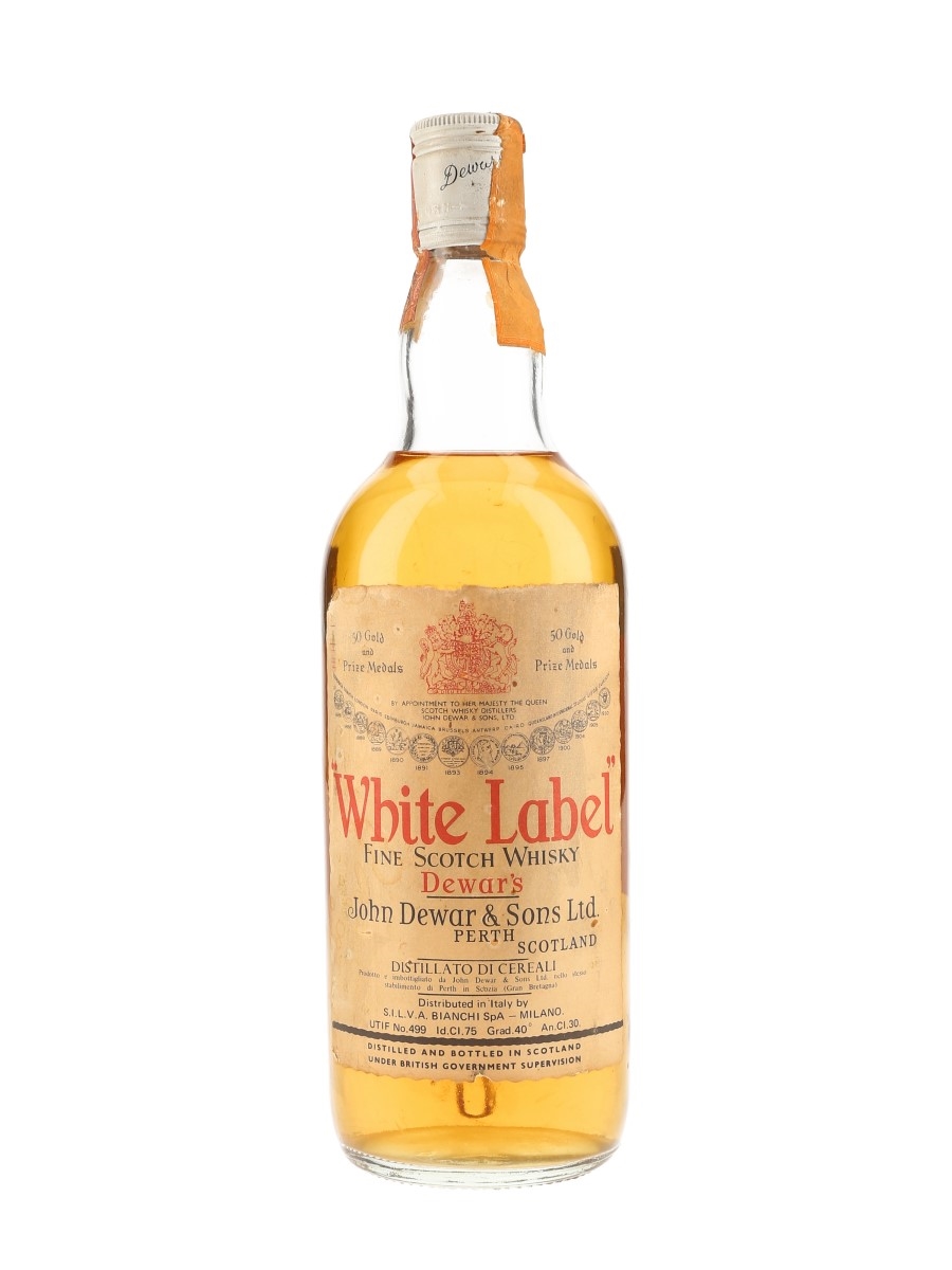 Dewar's White Label Bottled 1960s - Silva 75cl / 40%
