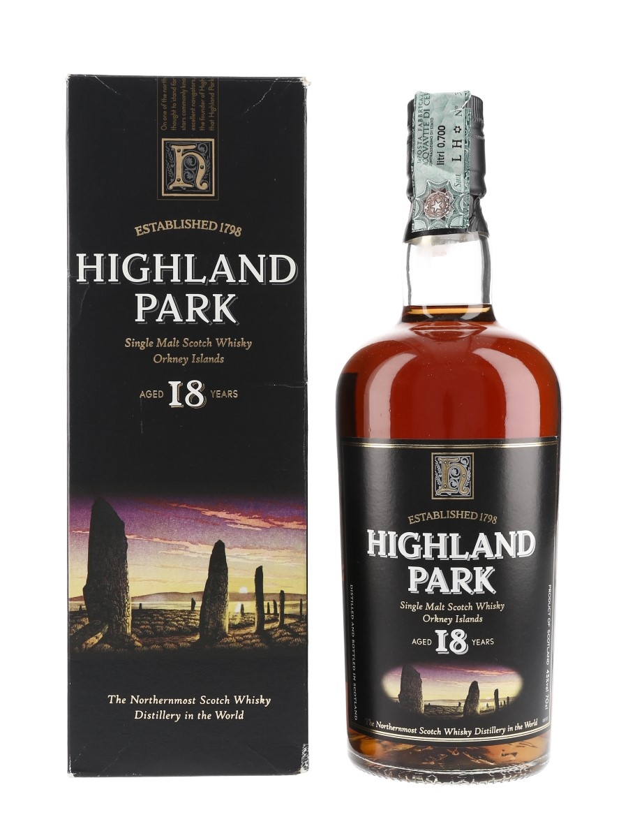 Highland Park 18 Year Old Bottled 1990s 70cl / 43%