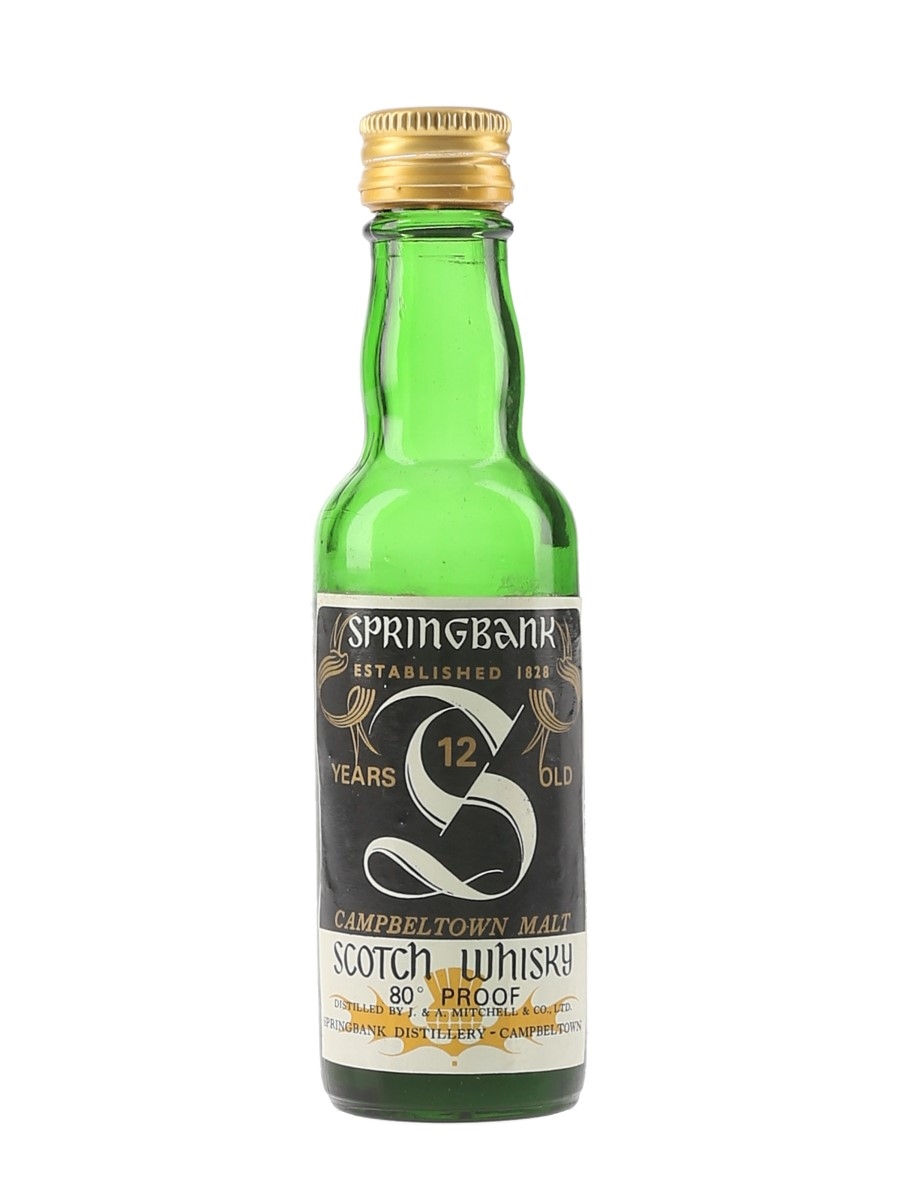 Springbank 12 Year Old Bottled 1970s 5cl / 46%