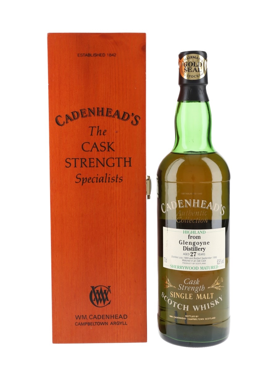 Glengoyne 1969 27 Year Old Gold Seal Chairman's Stock Bottled 1996 - Cadenhead's 70cl / 62.8%