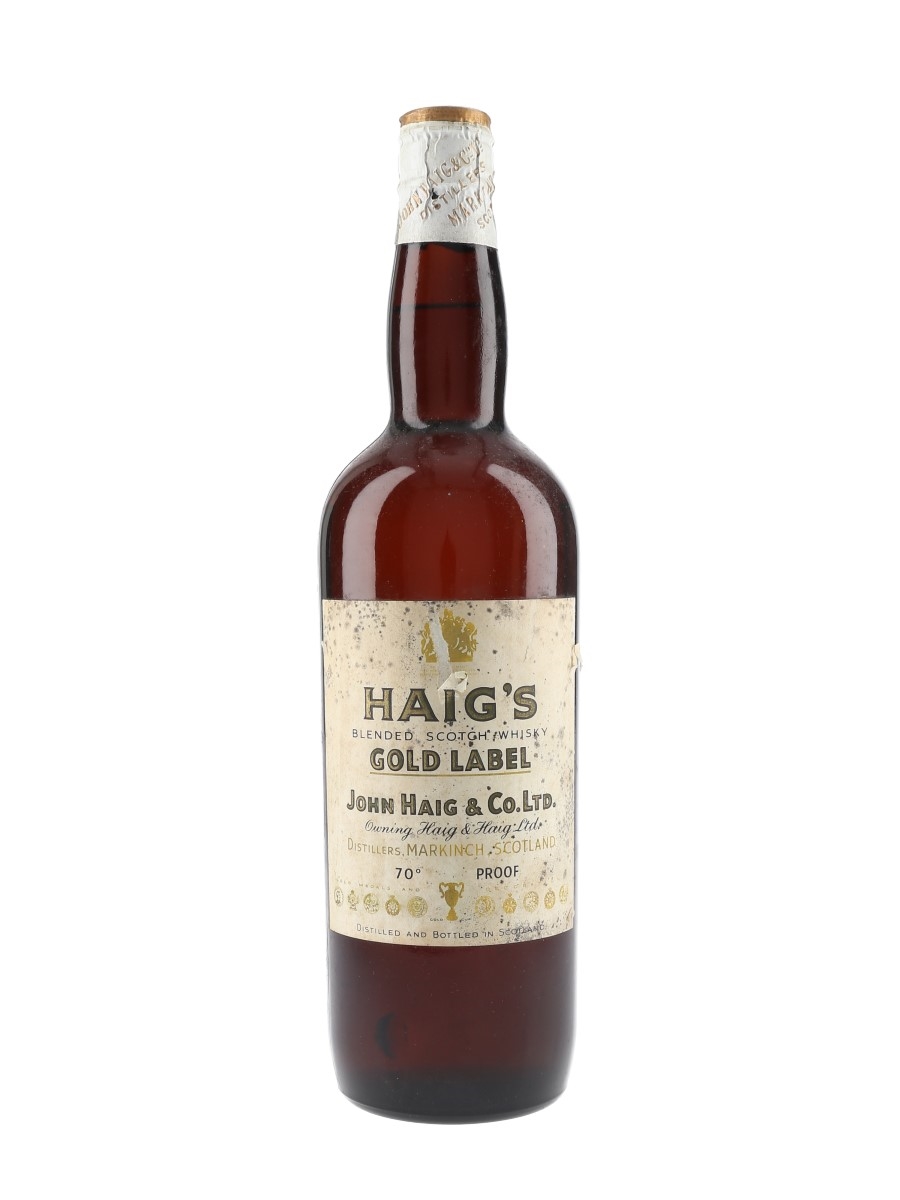 Haig Gold Label Spring Cap Bottled 1960s 75cl / 40%