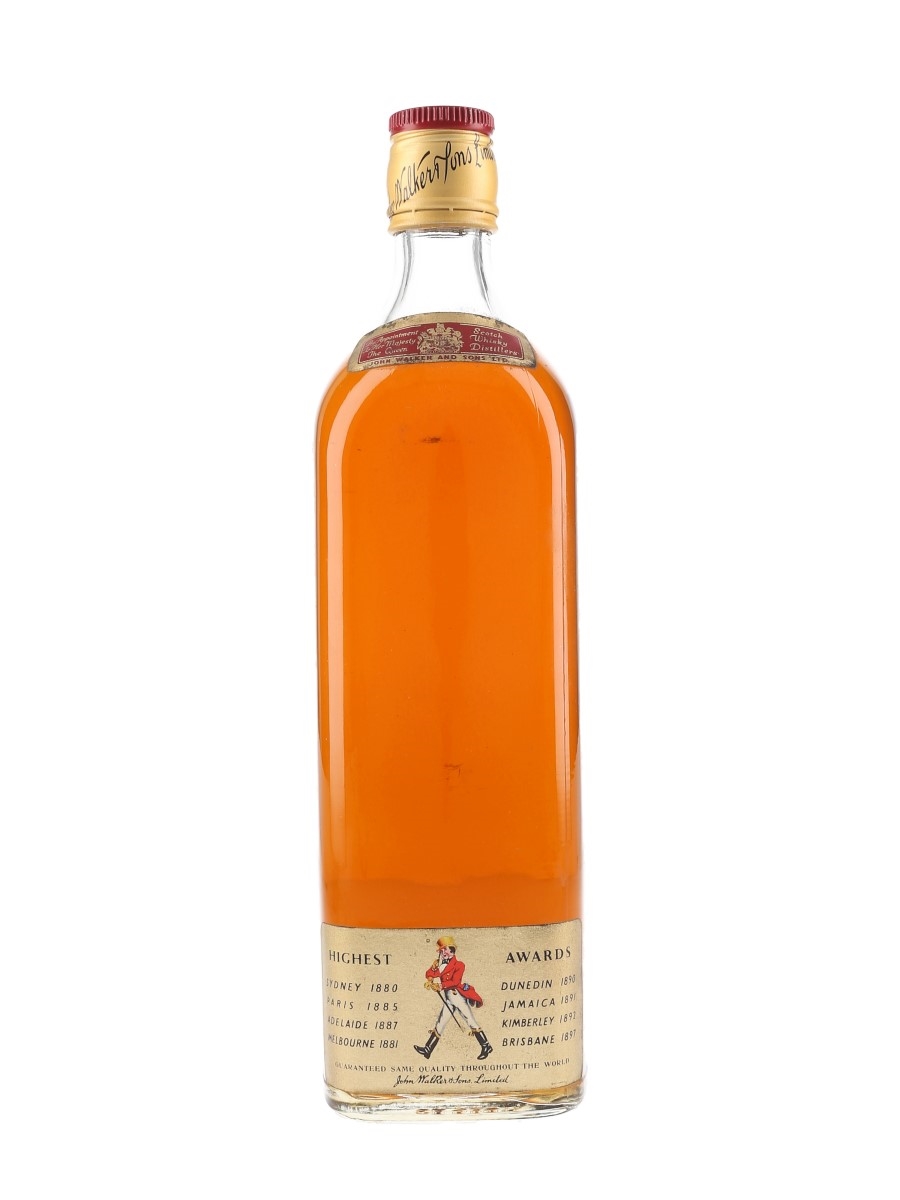 Johnnie Walker Red Label Bottled 1960s-1970s - Missing Label 75.7cl / 40%