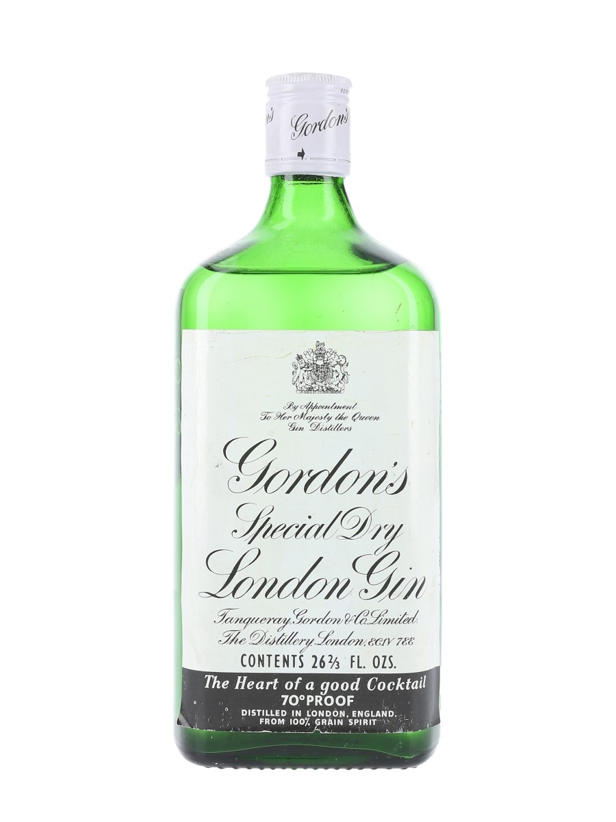 Gordon's Special Dry London Gin Bottled 1970s 75.7cl / 40%