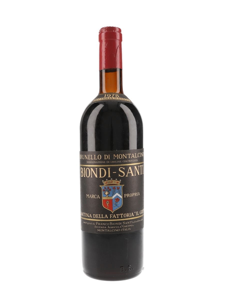 Biondi Santi 1978 Brunello Di Montalcino 75cl / 12.5%