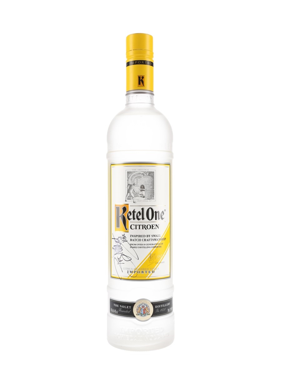 Ketel One Citroen Signed Bottle 70cl / 40%