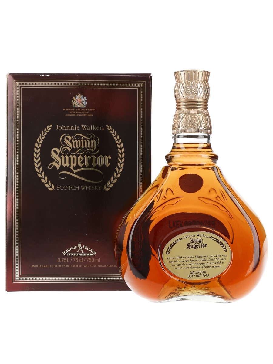 ウイスキー Johnnie Walker Swing Superior 750ml Johnnie Walker Swing Blended Scotch Whisky 750mL – Crown