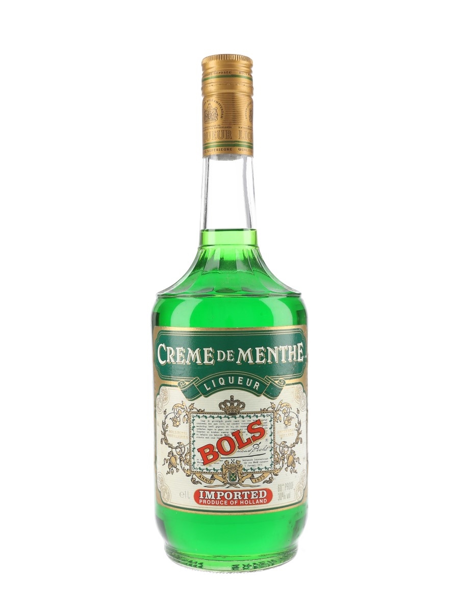 Bols Creme De Menthe Bottled 1980s 100cl / 30%