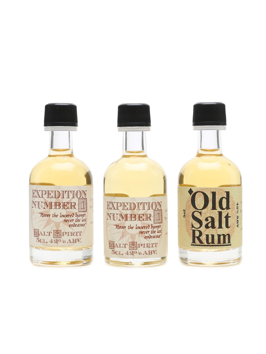 Old Salt Rum & Expedition Number One The Old Salt Depot 3 x 5cl