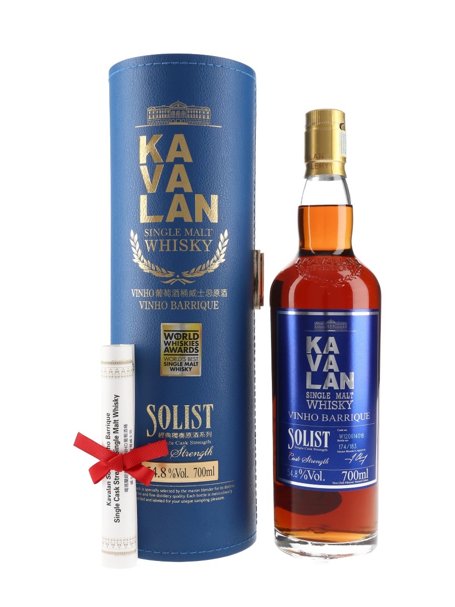 Kavalan Solist Vinho Barrique Distilled 2012, Bottled 2017 70cl / 54.8%
