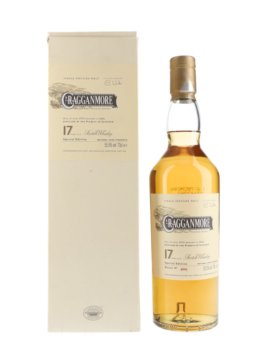 Cragganmore 1988 17 Year Old Special Releases 2006 70cl / 55.5%