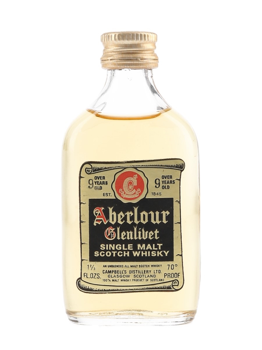 Aberlour Glenlivet 9 Year Old Bottled 1960s-1970s 4.7cl / 40%