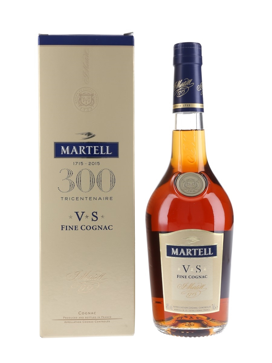 Martell Cordon 3 Star VS Tricentenaire - Lot 91210 - Buy/Sell