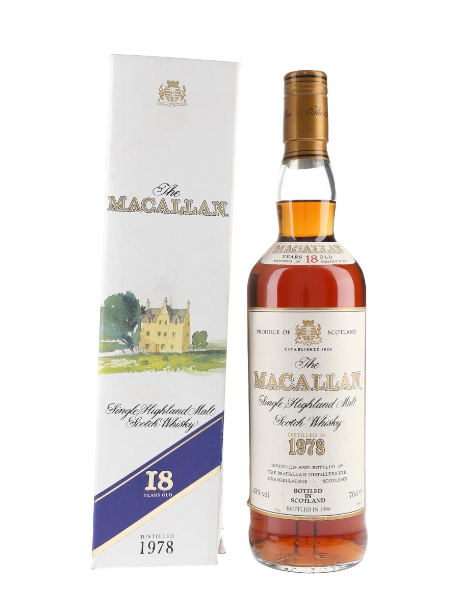 Macallan 1978 18 Year Old Bottled 1996 - Remy Deutschland 70cl / 43%