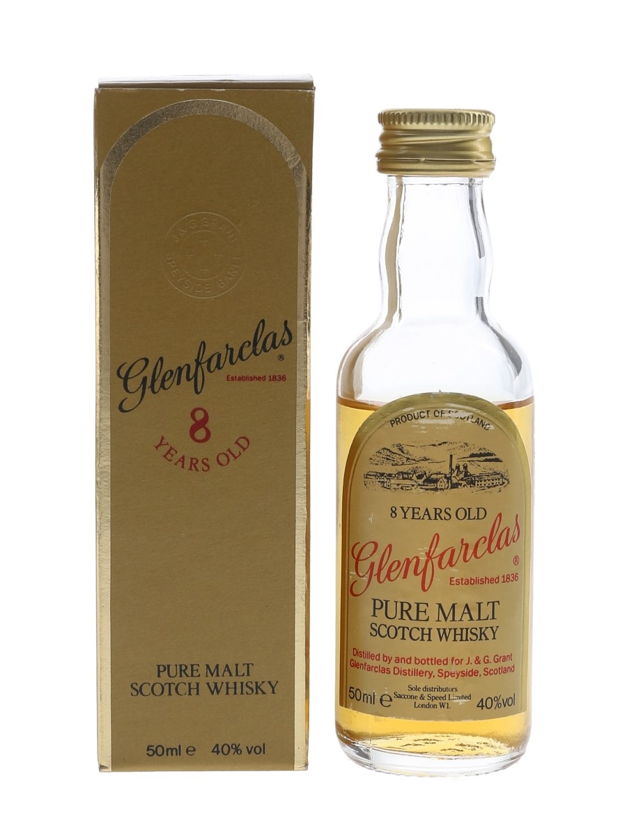 Glenfarclas 8 Year Old Bottled 1980s 5cl / 40%