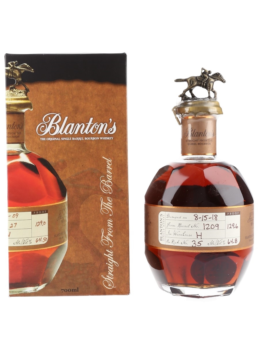 Blanton's Straight From The Barrel No. 1209 Bottled 2018 70cl / 64.6%